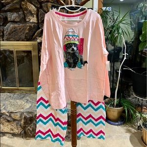 So New w/tag Peach 2 Piece Pajama Set